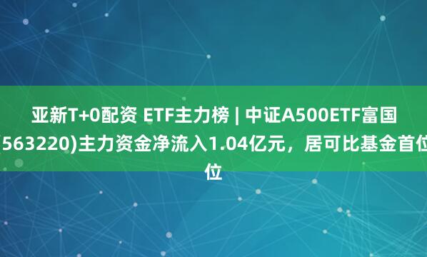 亚新T+0配资 ETF主力榜 | 中证A500ETF富国(563220)主力资金净流入1.04亿元，居可比基金首位